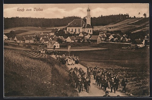 Ansichtskarte violau - ansichtskarte,