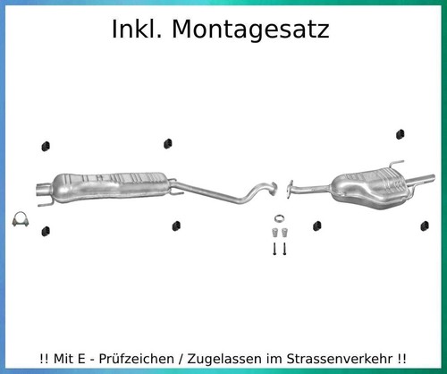 Auspuffanlage für opel astra - auspuffanlage,