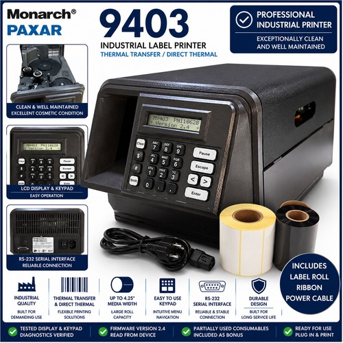 Monarch paxar 9403 - monarch,