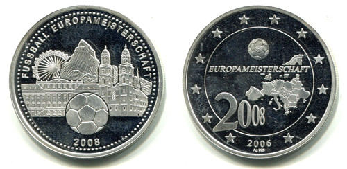 Silbermedaille 2006 fußball - silbermedaille,