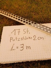 Putzschienen für Sockel mit Tropfkante 17 Stück a 3m
