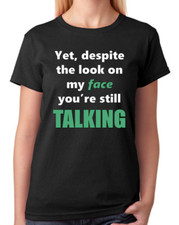 Yet Trotz des Blicks auf mein