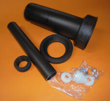 Anschlußgarnitur Verlängerung Ø100, 30cm lang zu Geberit  Duofix WC weiße Kappen