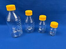 Laborflasche 100 - 1000 mL GL 45 Boro 3.3 Verschluss Ausgießring Laborglas Neu