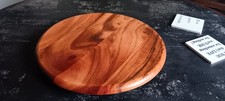 Unbenutzte drehende Servierplatte, Sheesham Holz