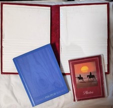 3 kleine Fotoeinsteckalben