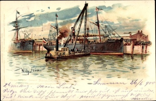 Künstler litho stöwer - litho,