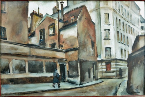 Schönes gemälde antik rue - schönes,