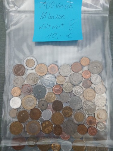 Münzsammlung 100 stück - münzsammlung,