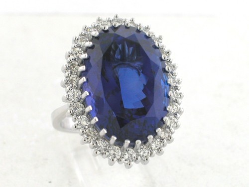 Tansanit ring 585 - tansanit,