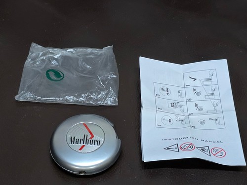 Marlboro feuerzeug rund silber - feuerzeug,