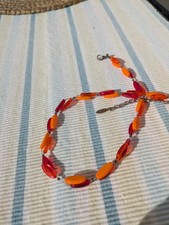 Kette mit Mosaik Steinen Glasstein