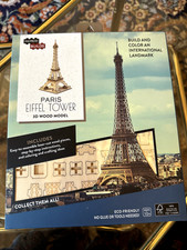 Paris Eiffelturm 3D Holzmodell