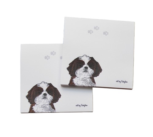 Shih tzu klebend - klebend, notizen