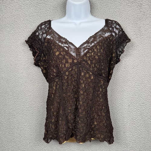 Top womens l brown - top,