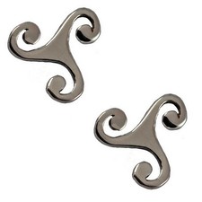 925 Silber Kelten Ohrstecker