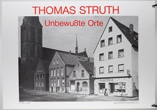 Originalplakat: Thomas Struth Unbewußte Orte Westf. Landesmus. Münster 1987/1988