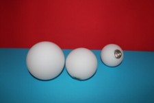 Deckenlampe Ersatzglas BUBBLE Weiß G9 mit Gewinde  Lampenschirm  Stehlampe