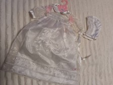 Baby Born Festkleid Taufkleid mit Mütze und Kleiderbügel ## WIE NEU ##