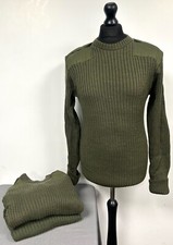 x3 britische olivgrüne tristen Pullover Militär Restposten