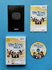 WE SING Vol 2 II NINTENDO Wii KARAOKE Mikrofon SPIEL komplett OVP Star BOX 1 80
