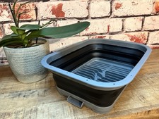 Camping Abtropfwanne Spülwanne  Abtropfschüssel faltbar 38x30cm Für 6,- 