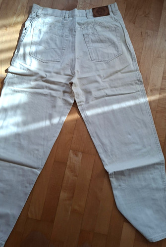 Jeans herren hose - creme, beige