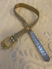 Damen Gürtel Strass,   Silber/Gold , 100 cm
