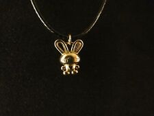 Hase Anhänger mit Kette 24 Karat Vergoldet Tier Bunny Feld Love Liebe Paar