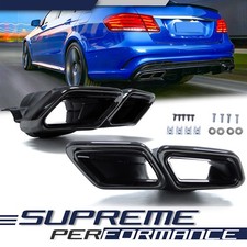 2x Schwarz Auspuffblenden