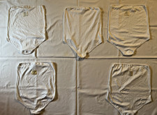 5 x "Speidel"  Taillenslips und 2 x Langbeinschlüpfer, weiß, Gr. 52, ungebraucht