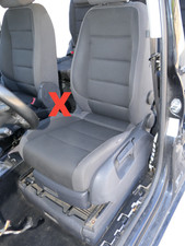 VW Touran 1T3 1T Sitz vorne links Fahrersitz Höhenverstellbar Tisch Sitzheizung