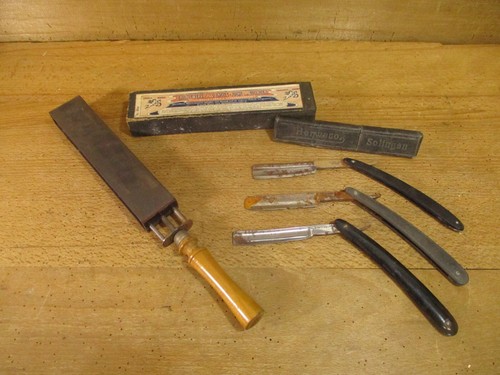 Lot rasiermesser streichriemen - rasiermesser,
