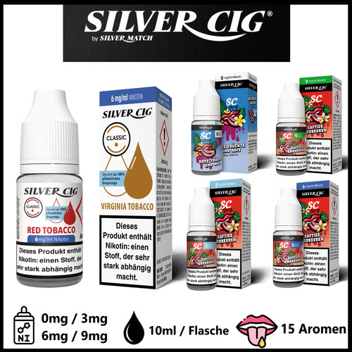 Silver cig premium liquid - cig, e-liquid