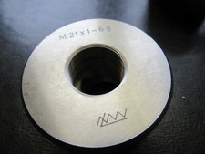 Gewinde Lehrring M 21 x 1 - 6g  Feingewinde Gewindelehrring LMW #MB10-19#