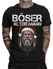 Böser alter Mann Herren weihnachts T-Shirt  | Fun - Sprüche Shirt | Ugly xmas