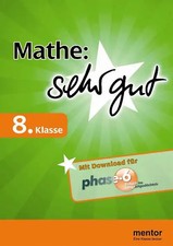 Mathe: sehr gut, 8. Klasse -