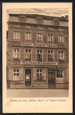 Ansichtskarte Traben-Trarbach, Hotel Wilder Mann von Richard Lindner 1937 