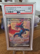 Brutalanda EX, 187/159, Reisegefährten, Deutsch, Pokémon TCG PSA 9