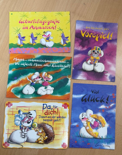 Diddl postkarte serie - diddl,