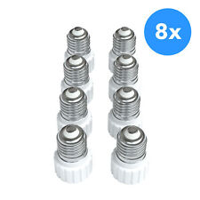 8x Lampensockel Adapter E27
