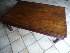 COUCHTISCH Wohnzimmertisch XXL Kolonialstil 120x80cm