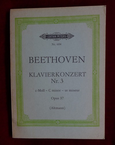 Beethoven klavierkonzert 3 - beethoven, nr.3