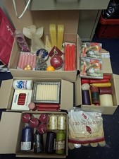 Ca. 10 Kg Kerzenwachs , Wachsreste ,Kerzen auch viele Neue Kerzen .