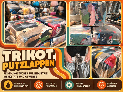 Putzlappen aus trikot - 10, kg