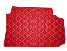 Rot Gestepptes Kunstleder