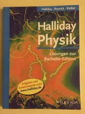 Halliday Physik Bachelor-Edition Lösungen – sehr gut