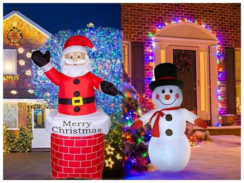 Led 210cm weihnachtsmann 120cm - led,