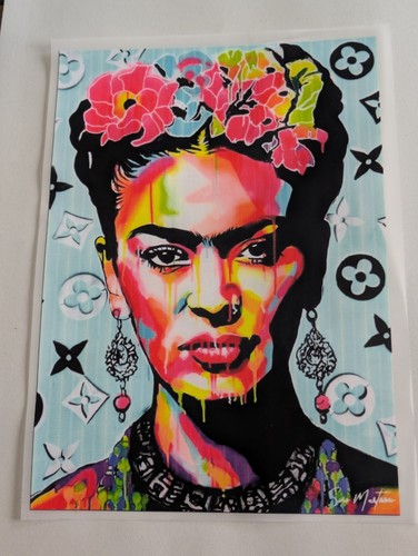 Bügelbild bild von frida - bÜgelbild,