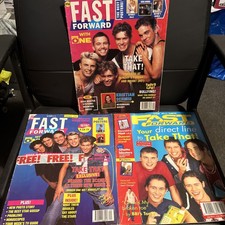 Fast forward x 3 magazines take that covers 